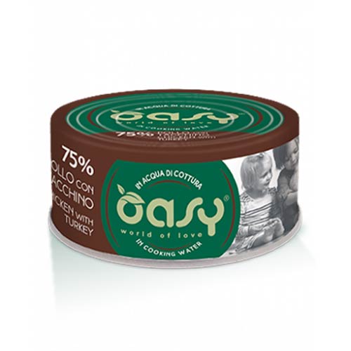 Oasy More Love s piletinom i puretinom za odrasle mačke 70g