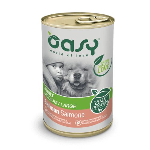 Oasy monoproteinska hrana s lososom za srednje/velike pasmine 400 g