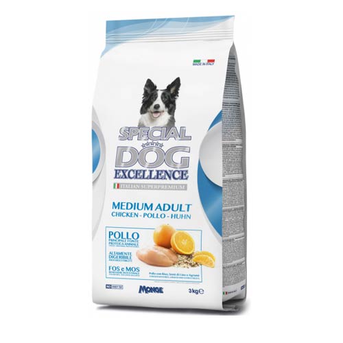 Special Dog s piletinom i rižom za odrasle pse srednje veličine 3 kg