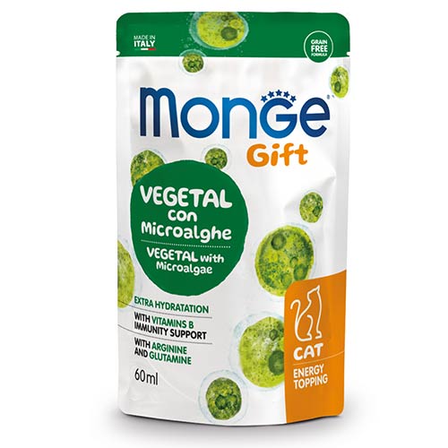 Monge Gift Cat Topping Vegetal Microalge 60ml